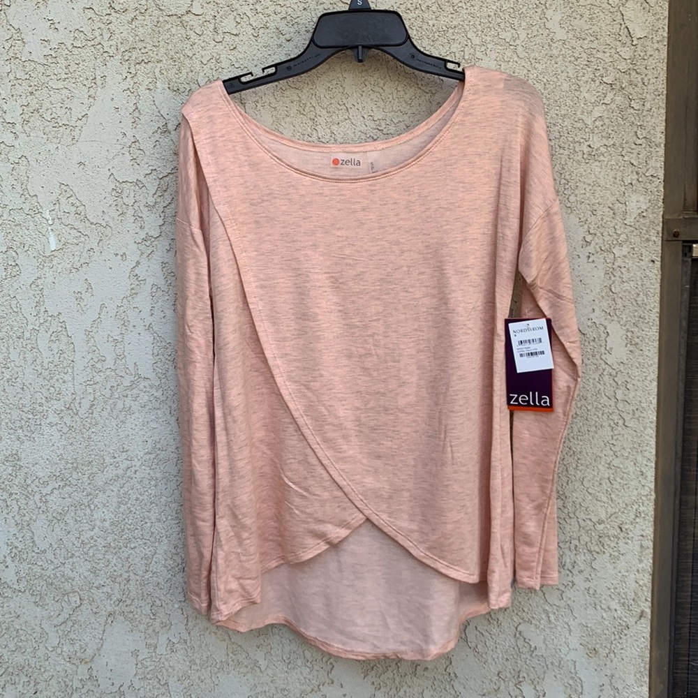 Zella Small Petite Women’s Coral Pale Heather Work Out at Nordstrom